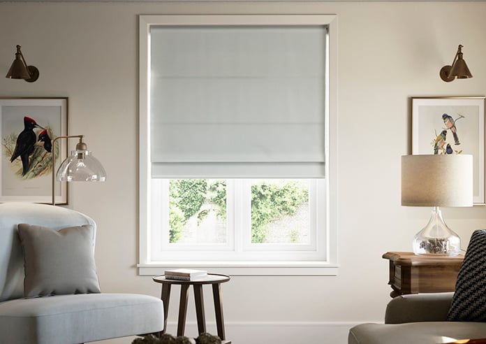Wexley, Feather Grey - Twist&Fit Roman Blind - Image 3